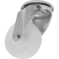 SEALEY Heavy-Duty Nylon Castor Wheel Bolt Hole Ø80mm - Trade | SCW480SBEM | GSF Car Parts