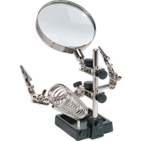 SEALEY Mini Robot Soldering Stand With Magnifier & Iron Holder | SD150H | GSF Car Parts