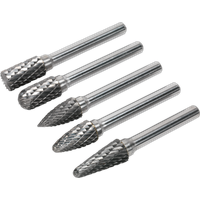 SEALEY Tungsten Carbide Rotary Burr Set 5Pc | SDBK5 | GSF Car Parts