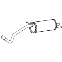 A2A Skoda Fabia Rear Box/silencer | GSF Car Parts