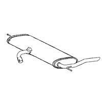 A2A Seat Altea Rear Box/silencer | GSF Car Parts