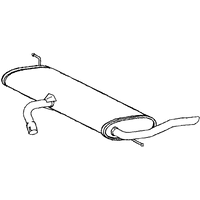 A2A Seat Altea Xl Rear Box/silencer | GSF Car Parts