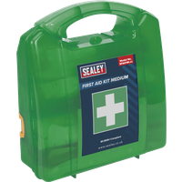 SEALEY First Aid Kit Medium - Bs 8599-1 Compliant | SFA01M | GSF Car Parts