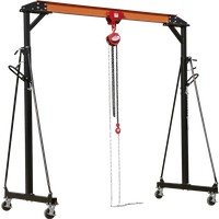 SEALEY Portable Lifting Gantry Crane Adjustable 1 Tonne & Hoist Combo | SG1000KIT | GSF Car Parts