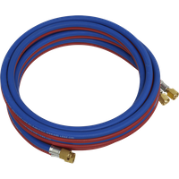 SEALEY Twin Rubber Hose Set Oxy Acetylene 5M | SGA5 | GSF Car Parts