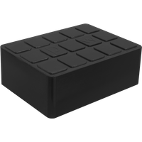 SEALEY Rubber Support Block For Viking Jacking Beams 60mm | SJBEX.A02 | GSF Car Parts