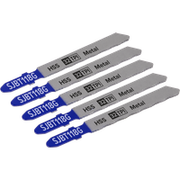 SEALEY Jigsaw Blade Metal 75mm 32Tpi - Pack Of 5 | SJBT118G | GSF Car Parts