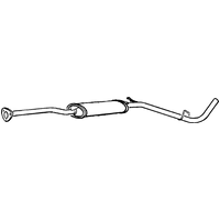 A2A Middle Box/silencer | GSF Car Parts Fits: SKODA FELICIA INC VAN