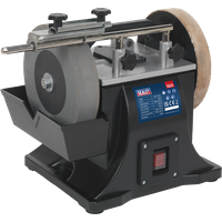 SEALEY Sharpener Ø200mm With Honing Wheel 180W | SMS2101 | GSF Car Parts