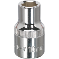 SEALEY Walldrive® Socket 10mm 1/2"sq Drive Fully Polished | SP1210 | GSF Car Parts