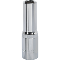 SEALEY Walldrive® Socket 12mm Deep 1/2"sq Drive Fully Polished | SP1212D | GSF Car Parts
