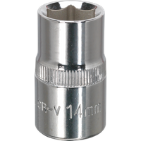 SEALEY Walldrive® Socket 14mm 1/2"sq Drive Fully Polished | SP1214 | GSF Car Parts