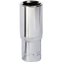 SEALEY Walldrive® Socket 22mm Deep 1/2"sq Drive Fully Polished | SP1222D | GSF Car Parts
