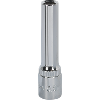 SEALEY Walldrive® Socket 5.5mm 1/4"sq Drive Deep Fully Polished | SP14055D | GSF Car Parts