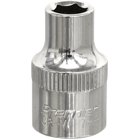 SEALEY Walldrive® Socket 7mm 3/8"sq Drive Fully Polished | SP3807 | GSF Car Parts