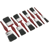 SEALEY Pure Bristle Paint Brush Set 9Pc | SPBS9 | GSF Car Parts