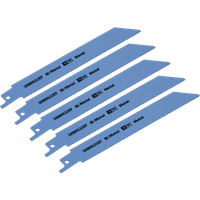 SEALEY Reciprocating Saw Blade Metal 150mm 18Tpi - Pack Of 5 | SRBR622EF | GSF Car Parts
