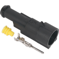 SEALEY Superseal Male Connector 1-Way Pack Of 5 | SSC1M | GSF Car Parts