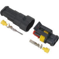 SEALEY Superseal Male & Female Connector 2-Way 1Pr | SSC2MF | GSF Car Parts