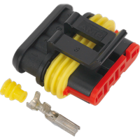 SEALEY Superseal Female Connector 4-Way Pack Of 3 | SSC4F | GSF Car Parts