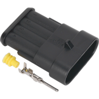 SEALEY Superseal Male Connector 4-Way Pack Of 3 | SSC4M | GSF Car Parts