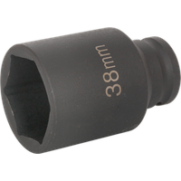 SEALEY Impact Socket 38mm Deep 1/2"sq Drive | SX001 | GSF Car Parts