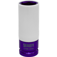SEALEY Alloy Wheel Impact Socket 22mm 1/2"sq Drive | SX03022 | GSF Car Parts
