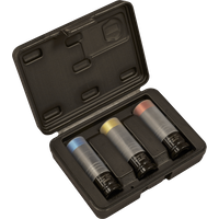 SEALEY Alloy Wheel Ultra-Power Impact Socket Set 3Pc 1/2"sq Drive | SX039 | GSF Car Parts