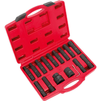 SEALEY Impact Hex, Trx-Star* & Trx-Star* Female Socket Bit Set 16Pc 3/4" & 1"sq Drive | SX098 | GSF Car Parts