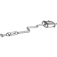 Rear Box/silencer A2a Fits: SUZUKI SWIFT