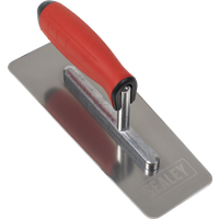 SEALEY Stainless Steel 240mm Venetian Trowel - Rubber Handle | T8012 | GSF Car Parts