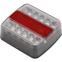 SEALEY Lighting Cluster Rear Square Smd Led 12V | TB18LED | GSF Car Parts