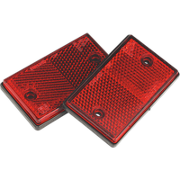 SEALEY Reflex Reflector Red Oblong Pack Of 2 | TB24 | GSF Car Parts