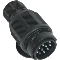 SEALEY Towing Plug 13-Pin Euro Plastic 12V Twin Inlet | TB54 | GSF Car Parts