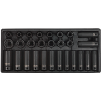 SEALEY Tool Tray With Impact Socket Set 28Pc 1/2"sq Drive - Metric | TBT24 | GSF Car Parts