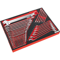 SEALEY Tool Tray With Spanner Set 35Pc | TBTP03 | GSF Car Parts