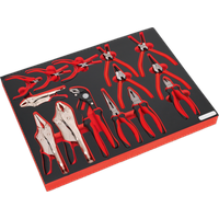 SEALEY Tool Tray With Pliers Set 14Pc | TBTP05 | GSF Car Parts