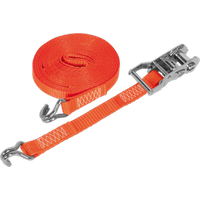 SEALEY Ratchet Strap 25mm X 10M Polyester Webbing 1500Kg Breaking Strength | TD1510J | GSF Car Parts