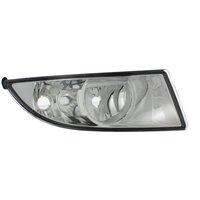 Front Fog & Daytime Running Lamp - H8 P21w - Front Right Hand - Single - Chrome Inner - Incl. Drl Lamp (non-led); Triangular TRUPART Fits: SKODA FABIA