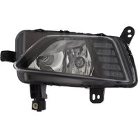 Front Fog & Daytime Running Lamp - H8 Led - Front Left Hand - Single - Black Edging; Chrome Inner - Incl. Led Daytime Running Lamp; Incl. Led Bulbs TRUPART Fits: VOLKSWAGEN POLO