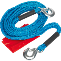SEALEY Tow Rope 2000Kg Rolling Load Capacity | TH2002 | GSF Car Parts