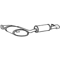 Klarius Exhaust Box & Tail Pipe | AR173X | GSF Car Parts