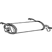 Klarius Citroen Zx Exhaust Box & Tail Pipe | CN192J | GSF Car Parts