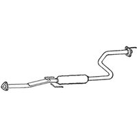 Klarius Honda Civic Exhaust- Middle Box/silencer | HA167D | GSF Car Parts