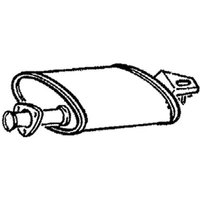 Klarius Land Rover 90/110 Exhaust- Middle Box/silencer | LR72Q | GSF Car Parts