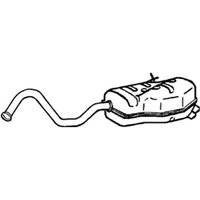 Klarius Renault Laguna Exhaust Box & Tail Pipe | RN679D | GSF Car Parts