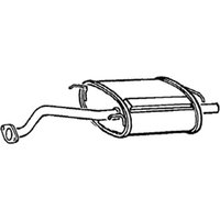 Klarius Exhaust Box & Tail Pipe | RR261K | GSF Car Parts