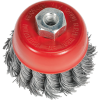 SEALEY Twist Knot Wire Cup Brush Ø65mm M10 X 1.25mm | TKCB652 | GSF Car Parts