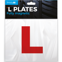 JRP L Plate Magnetic Red - X 2 | TL1000 | GSF Car Parts