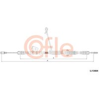 Telco Handbrake Cable for Ford Transit - Rear Left Hand | 1.FO004 | GSF Car Parts